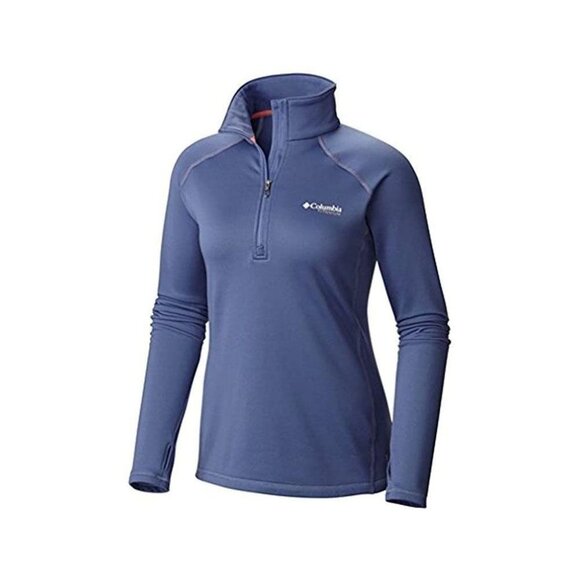 Columbia Women's Northern Ground Size X-Small Blue Half Zip Fleece Jacket NEW - Picture 13 of 13